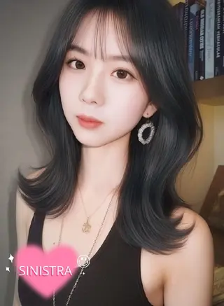 ミディアム カラー sinistra シニストラ　足利山下店所属・再来率94％原宿足利 表参道★シニストラのヘアスタイル