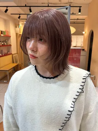 カラー ブリーチなしカラー/ パーマ/おとは🦖♡のヘアスタイル