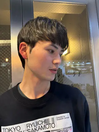 ショート メンズ ブリーチ✨ハイライト メンズヘア/アヤノのヘアスタイル