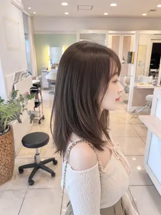 セミロング 金子 直樹のヘアスタイル