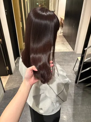 ミディアム カラー mao | 柔らか艶カラー🫧のヘアスタイル