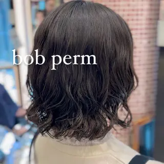 ショート パーマ ボブパーマ 🌷ヨシカワハナコのヘアスタイル