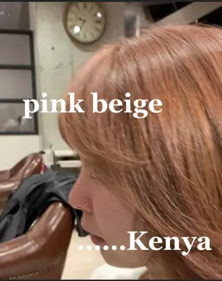 ミディアム カラー 古田 賢哉のヘアスタイル