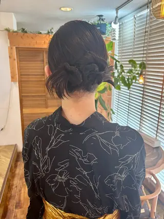 ミディアム ヘアアレンジ miku ヘアセット/着付けのヘアスタイル