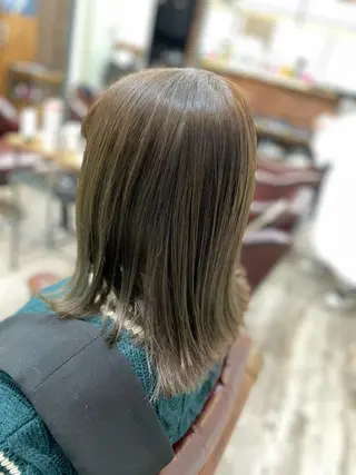 ミディアム カラー 💎白髪染めも対応 🙆👌山本明菜のヘアスタイル