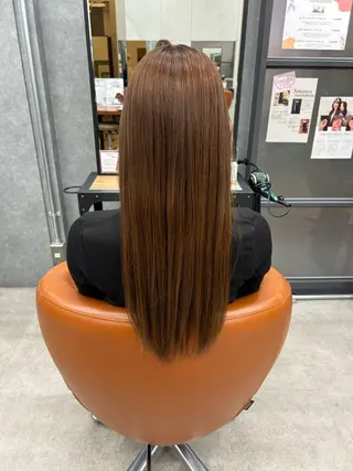 ロング ツヤカラー🧸💫 のりかのヘアスタイル