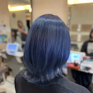 ミディアム 艶髪ブリーチカラー 💗manaka💗のヘアスタイル