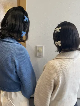 ミディアム 札幌 ヘアアレンジ 🍎 タナカセリナのヘアスタイル