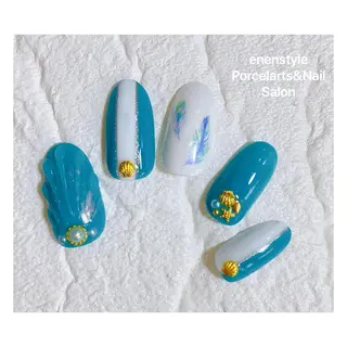 ミディアム ネイル 👑enen style👑のネイルデザイン