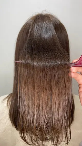 ロング 中司 優樹のヘアスタイル