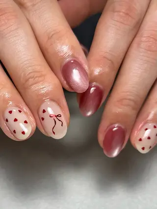 ネイル tsumeya ゆるかわ手描きネイルのネイルデザイン