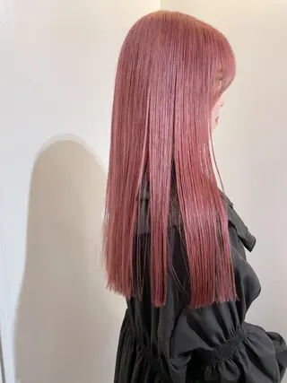 セミロング カラー パーマ 💖美髪矯正💖 辻未侑のヘアスタイル