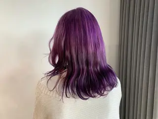 セミロング カラー ✅ケアブリーチ✅ トヨオカ ノブヒデのヘアスタイル