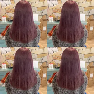 セミロング カラー Minami. 🩵 再現性特化ヘアのヘアスタイル