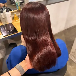 ミディアム 横浜美容室/透明感 カラー/レイヤーのヘアスタイル