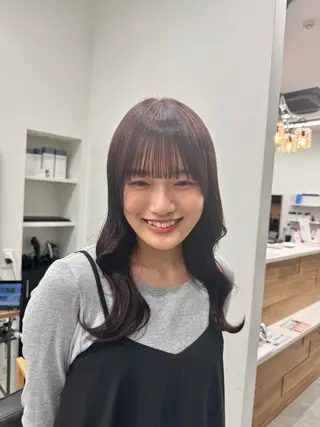 ロング カラー 𝘀𝗮𝗲 ⑅*/ 艶髪/ショートボブのヘアスタイル
