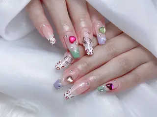 ネイル M🌷nail 長さだし専門店のネイルデザイン