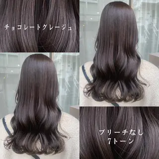 ロング カラー グレージュ/レイヤー /韓国ヘア/RISAのヘアスタイル