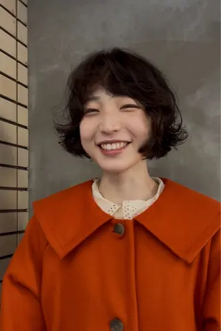 ショート パーマ デザインパーマ/ カット/nanaのヘアスタイル