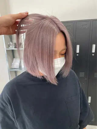 ミディアム カラー パーマ ヘアアレンジ メンズ キッズ ネイル マツエク・マツパ アイブロウ Eirデザイナーズ サロン茶屋町tomoのヘアスタイル