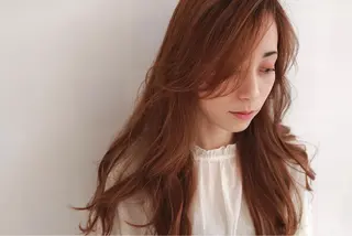ロング レイヤー/ラベンダー オージュア/枝元唯のヘアスタイル