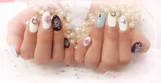 ネイル ラベンダー💖日暮里 ルル💖ネイルのネイルデザイン