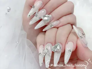 ネイル MoMoA Nail ネイル長さ出し専門店のネイルデザイン