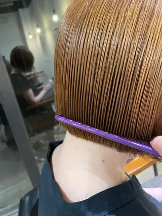 ショート カラー 佐藤 世怜奈のヘアスタイル