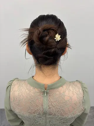 セミロング ヘアアレンジ MYRTLE Mifūのヘアスタイル