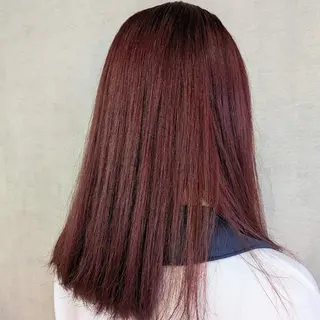 ロング カラー 小林 梨香のヘアスタイル