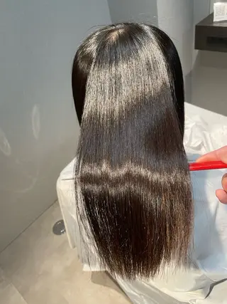 ミディアム 山田彼門❄️美髪矯正 /ハーツエキスパートのヘアスタイル