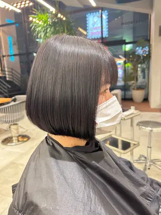 ミディアム 高林 史弥のヘアスタイル