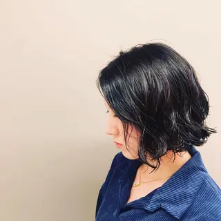 ショート パーマ ブリーチ/ケア カラー/KOICHIのヘアスタイル