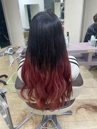 ロング カラー 髪質改善/暖色カラー 海野黎茉のヘアスタイル