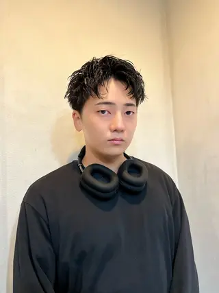 ショート メンズ UMM daichi メンズパーマのヘアスタイル