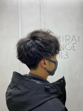 ショート パーマ メンズ 🟢NEGi🟣 🫧髪質改善のヘアスタイル