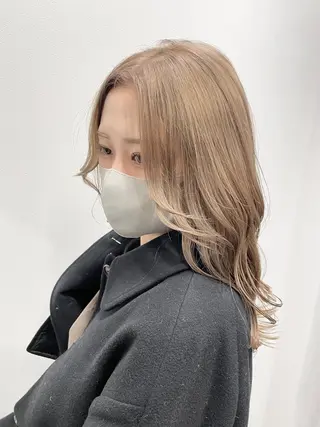 セミロング カラー カラー指名No.1 土井新治❄️のヘアスタイル