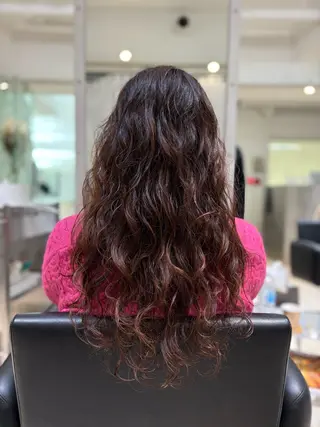 ロング パーマ ショートカット/ カラーARAI🫧のヘアスタイル