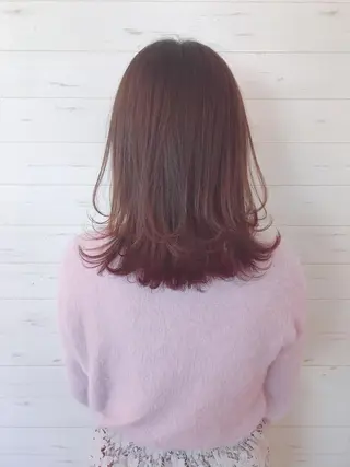 ミディアム 高橋 一矢のヘアスタイル