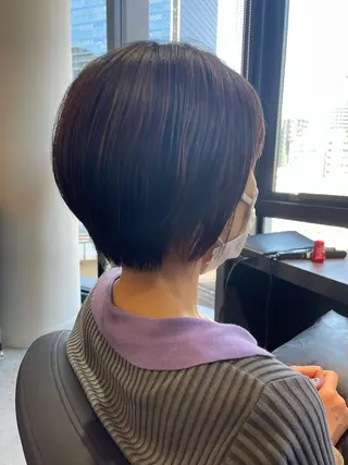 ショート カラー ショート/脱白髪染め ☆宇﨑悠実のヘアスタイル