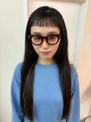 ロング ichika/福岡 /透明感カラー🤎のヘアスタイル