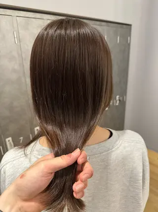 ミディアム カラー 中尾 碧斗のヘアスタイル