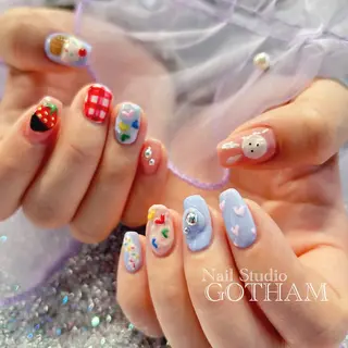 ネイル 高円寺駅からすぐ🌈 ネイルGOTHAMのネイルデザイン