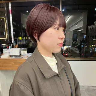 ショート カラー 初めてのショート お任せください✂️のヘアスタイル