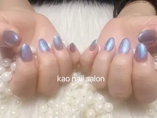 ネイル kao nail マグネット/長さだしのネイルデザイン