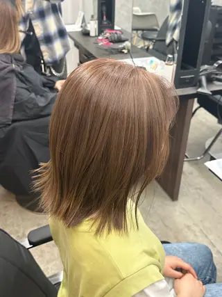 ミディアム カラー 美髪/ブリーチなし ダブルカラー/ユウゴのヘアスタイル
