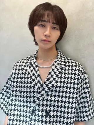 ショート メンズ ♥️似合わせボブ/ 縮毛矯正/大和田拓夢のヘアスタイル
