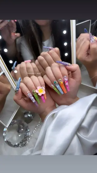 ネイル 加納 莉音のネイルデザイン