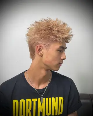 ショート カラー 金沢メンズサロン anciel金山慎吾のヘアスタイル