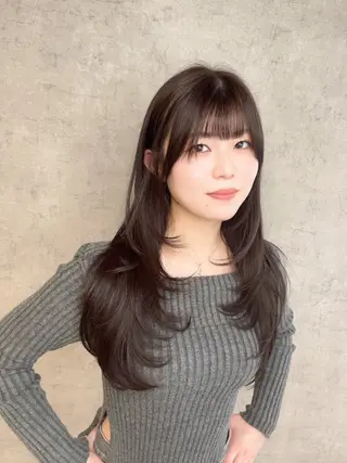 ロング KAEDE🎀 縮毛矯正＆パーマ特化のヘアスタイル